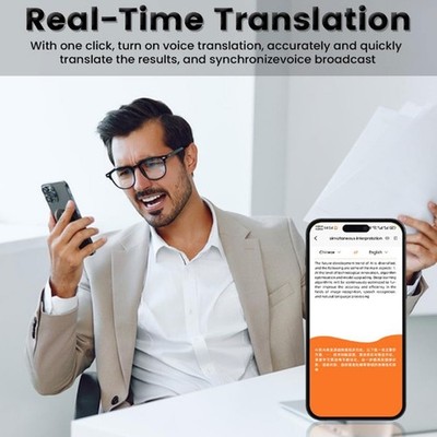 Magnetic AI Language Translator 138 Languages Voice Photo Video Call Transl OQCE