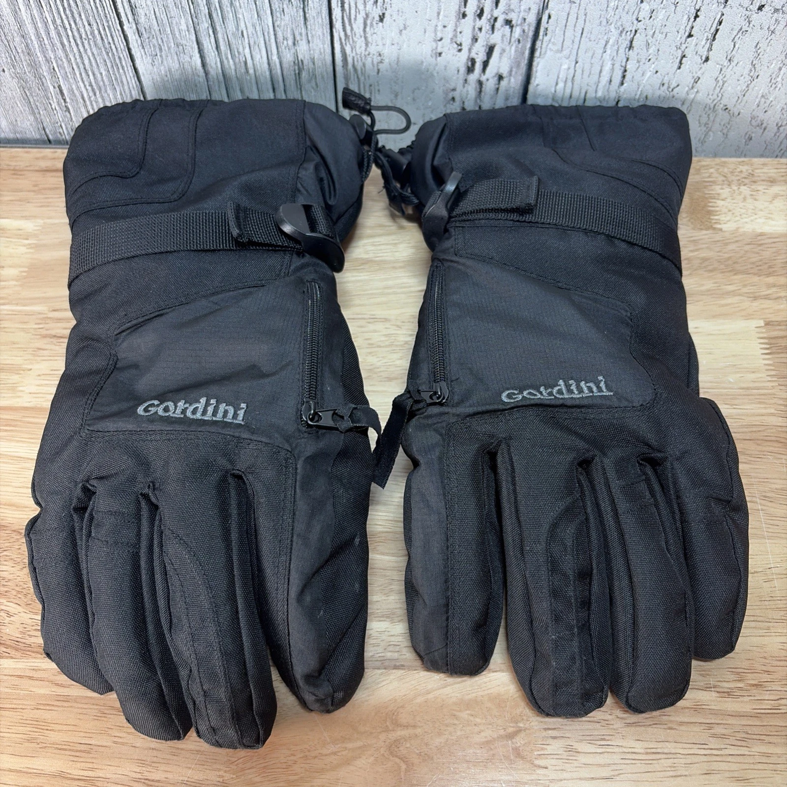 Gordini Men's XL Black Ultra Dri-Max Waterproof Gauntlet IV Ski Winter Gloves