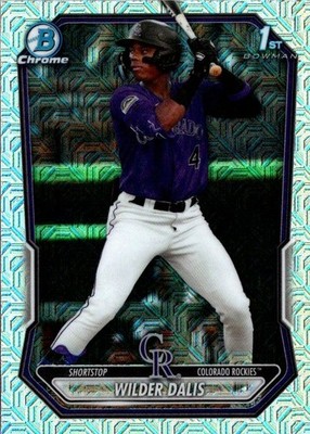 2026 Bowman Chrome Mojo Refractor Wilder Dalis #BCP-150 Rockies