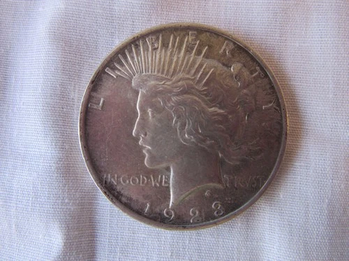 1923 P PEACE SILVER DOLLAR UNGRADED! CIRCULATED COIN! GOOD CONDITION