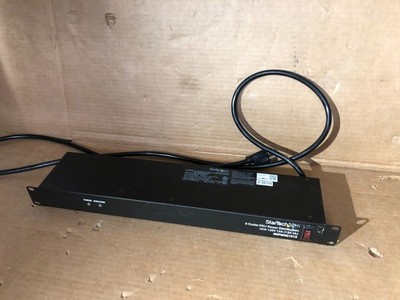 StarTech RKPW081915 StarTech 19in 1U 8 Outlet PDU Power Distribution Unit
