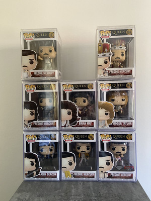 Funko Pop Rock Lot QUEEN bestehend aus 8 Funko Pop