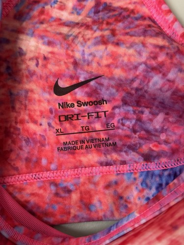 Team USA Nike Damen XL gepolsterter Sport-BH mehrfarbig Tie Die sportlich Training - Bild 5 von 8