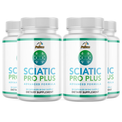 SciaticPro Plus- Nerve Support- 4 Bottles- 240 Capsules
