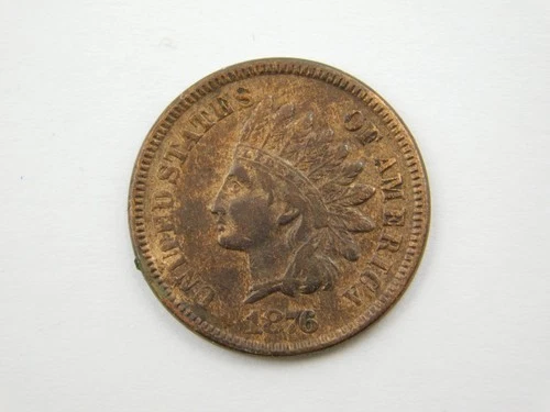 1876 Indian Cent--Very Nice Original Extra Fine