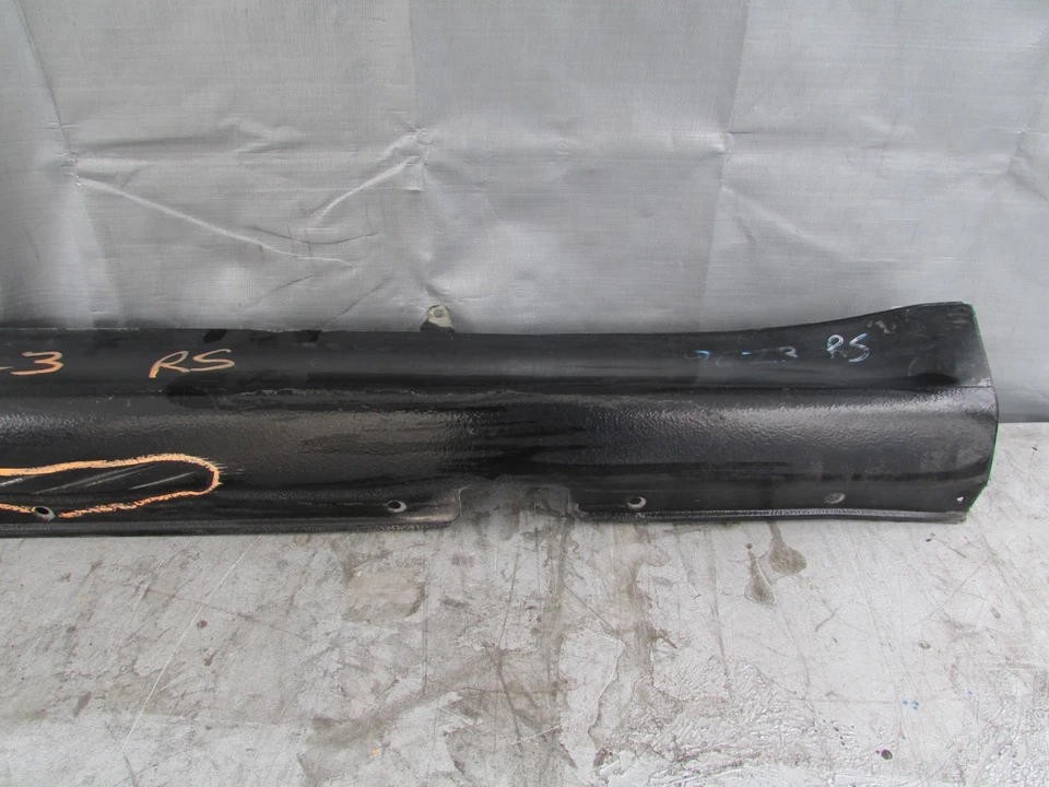 1996-1998 BMW Z3 E36 RIGHT PASSENGER SIDE ROCKER MOLDING SKIRT PANEL BLACK OEM - Image 3 of 4