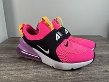 Youth Nike Air Max 270 Extreme Hyper Pink/White-Black CI1109 601 Size 5.5 Y