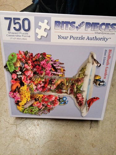 Birdbath Garden Jigsaw Puzzle 750 pieces - Picture 1 of 4