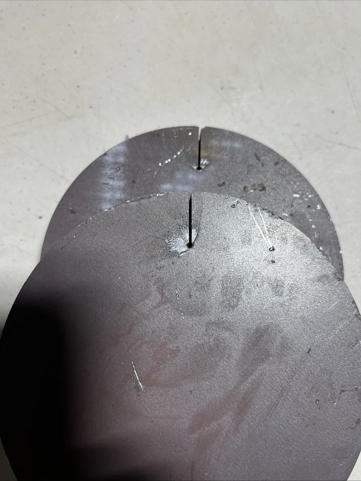 Placa de acero, redonda, círculo, disco, objetivo 1 pulgada de espesor X 5" de diámetro lote de 2 Foto 4 de 4