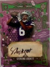 Sterling Lockett 2024 Wild Card 5 Card Draw AUTO 3/3 SEALED PRC Tyler Brother🔥
