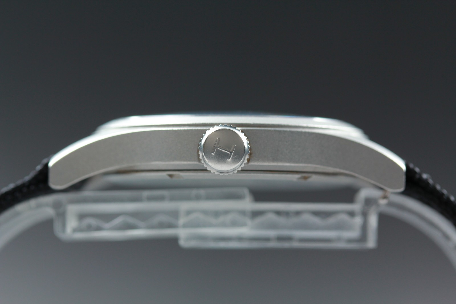 HAMILTON Khaki Mechanical 000095 Black Dial 38mm Hand Winding Men's Watch Box image 5