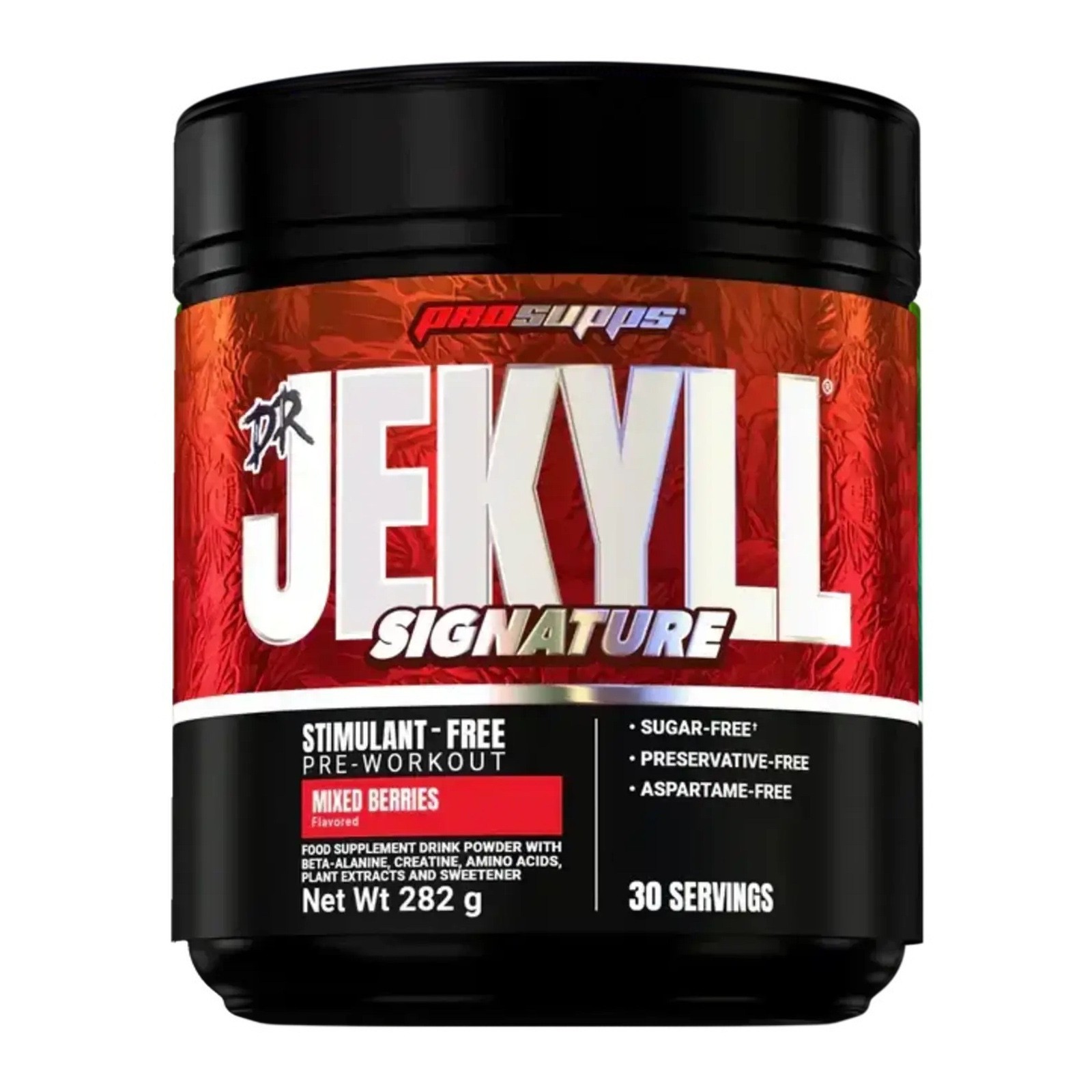 PROSUPPS DR JEKYLL SIGNATURE STIM FREE PRE-WORKOUT 282G MIXED BERRIES