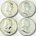 1961 & 1962-P ***(2) Gem Proof Franklin Half Dollars "90% Silver" *** +$1 Bonus