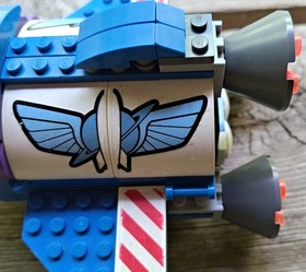 LEGO Toy Story: Buzz's Star Command Spaceship (7593) Complete Set No Minifigures