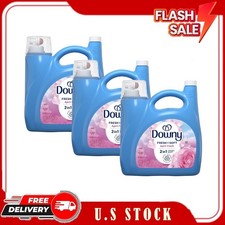 3 Pack Downy Liquid Fabric Softener April Fresh Scent 140 fl oz 190 Loads