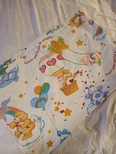 Care Bears Vintage 1980s Twin Size Flat Sheet