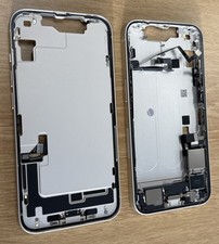 iPhone 14 Silver White Back Frame Housing OEM Replacement W Small Parts Grade C