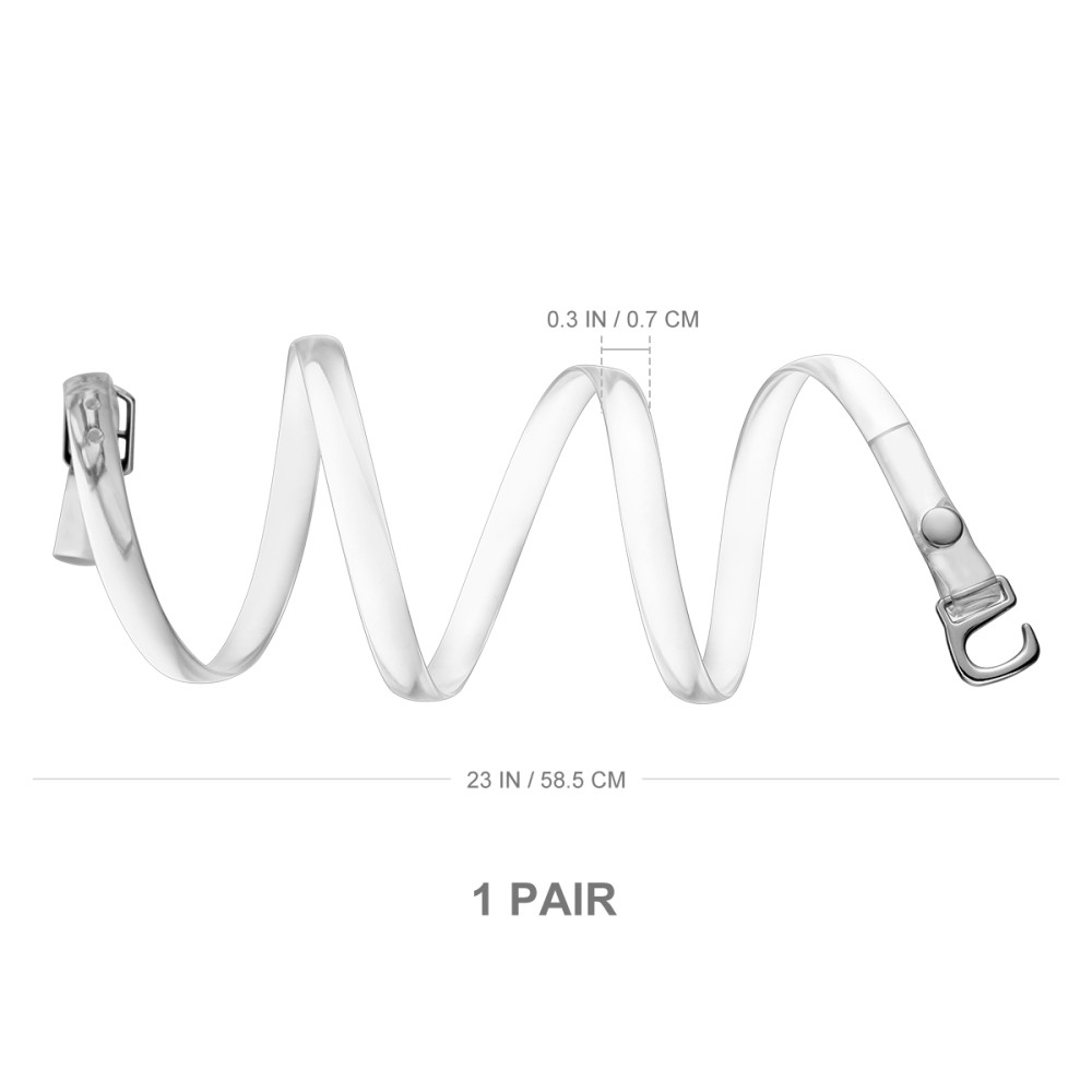 APL Invisible Straps Shoe Lacci Trasparenti Ragazza Donna per Festa