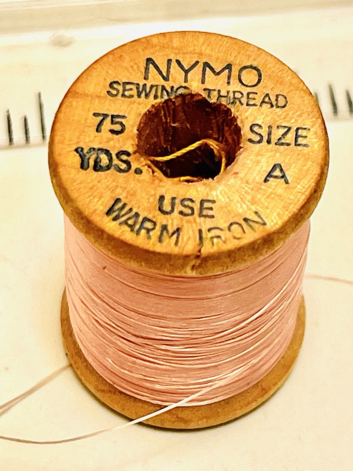 VTG Nylon Thread NYMO Belding Corticelli Dusty Rose Pink Fly Fishing Tying 0276 - Image 2 of 2