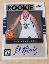JOEL BOĹOMBOY 2016-2017  Donruss Optic RC Signatures  #19 Utah Jazz