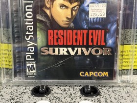 2000 PlayStation Resident Evil Survivor VGA 80 Sealed Y-Folds Capcom