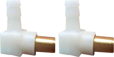 #ad Pack of 2 493496 Carburetor Fuel Fitting Elbow Carb Hose Connector for Briggs S $13.29