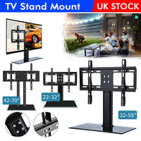 Universal TV Stands 26''-70'' LCD LED Flat Screen Table Pedestal Monitor Bracket