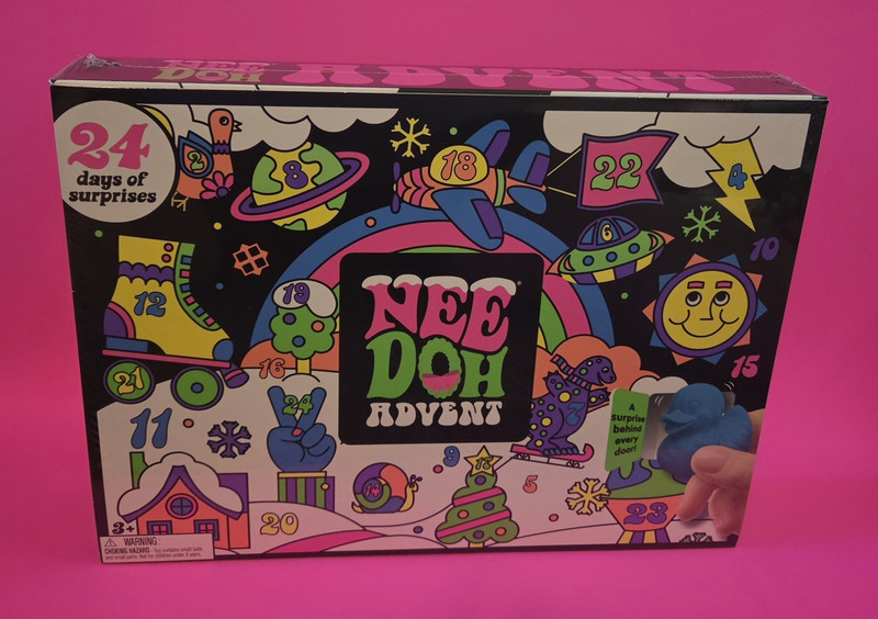 🔥🔥⛄️2026 Authentic NeeDoh Squishmas Christmas Advent Calendar 24 Toy Surprises