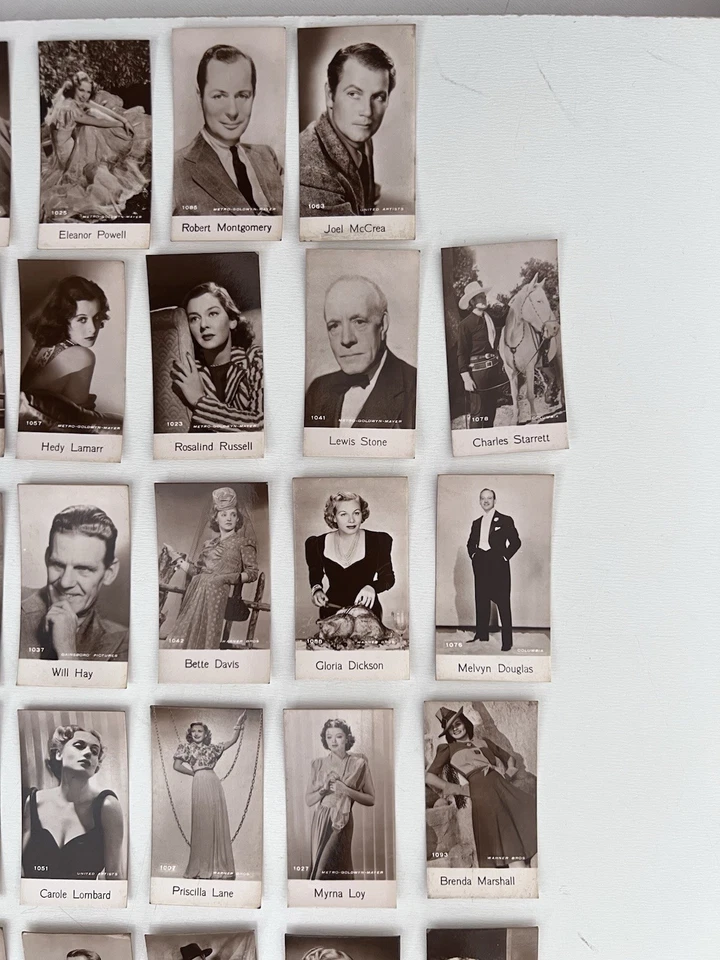 Wix Film Favourites 3rd Series 1939 Cigarette Cards 97/100 Near Complete Set - Image 4 of 4