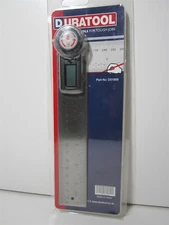 Duratool (D01909) Stainless Steel 0° to 360° Digital Metric/Imperial Angle Ruler
