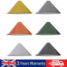Vintage Ceiling Light Shade Modern Industrial Retro E27 Cone 36cm Lamp Shades UK