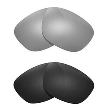 Walleva Two Pairs Polarized Lenses For Ray-Ban RB4147 60mm -Titanium Black