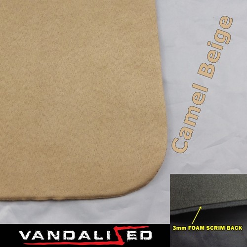 FAUX SUEDE CAR VAN SCRIM FOAM BACKED TRIM HEADLINING VEHICLE UPHOLSTERY vw t5 6 - Picture 8 of 16
