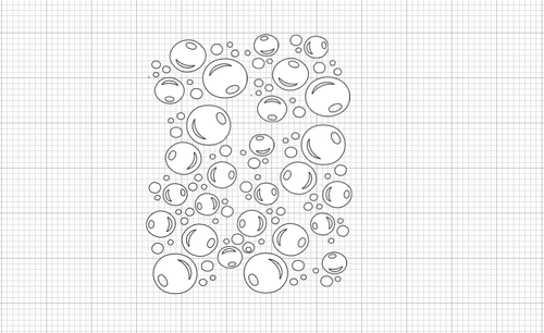 Bubble Vinyl Decals - Pick your Favourite design & colour - Picture 18 of 21