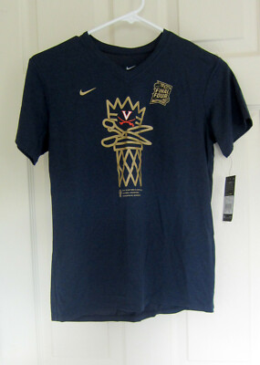 Nike UVA 2019 National Champions Cavaliers Net Girls T-Shirt Youth XL 