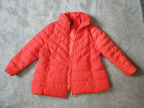 Red Quilted Coat. UK22 | eBay
