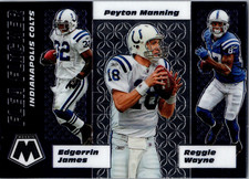 2020 Panini Mosaic Touchdown Flea Flicker Peyton Manning James Reggie Wayne NFL