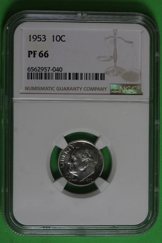 1953 Proof Roosevelt Dime NGC PF66 #B36462