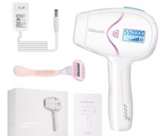 EDOUSIN Laser Hair Permanent Remover Device-2 Flash Mode White BT 