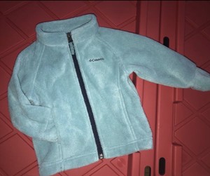 columbia blue fleece jacket