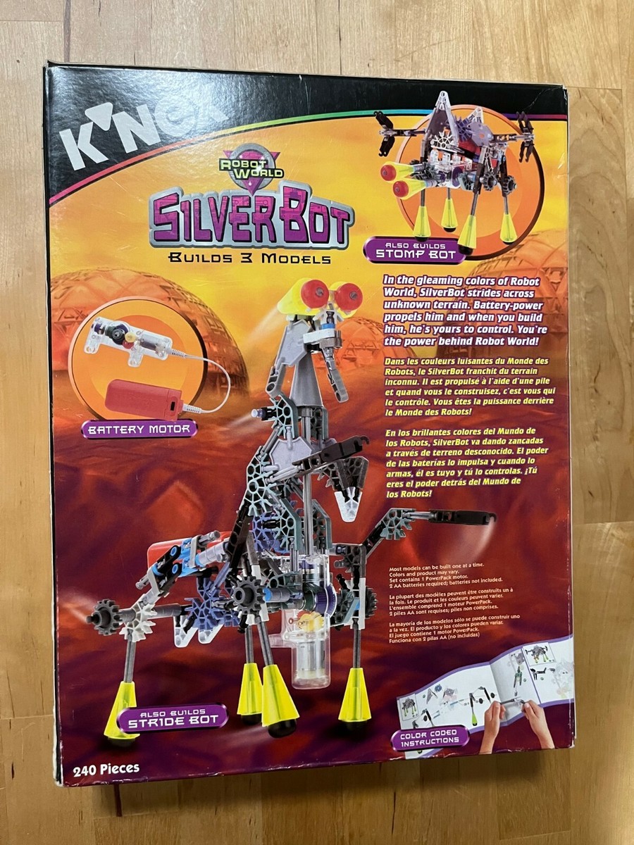 み K'Nex 12139 Silver Bot, Robot World, New & Sealed Set | eBay
