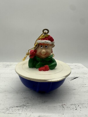 Remarkabowl Tupperware Elf PVC Christmas Ornament