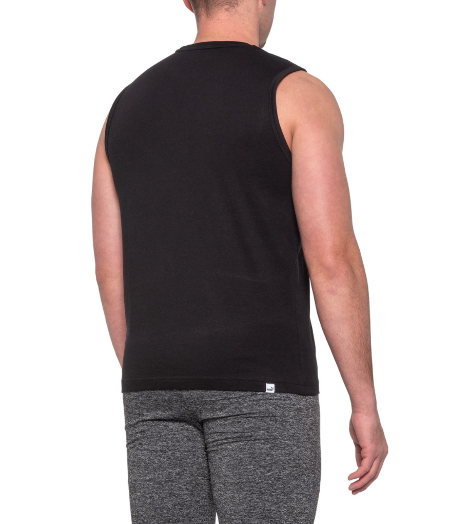 🔥🔥 Puma Mens No. 1 SL Black Red Essential T-Shirt 🔥🔥 Puma Mens No. 1 SL Black Red Essential T-Shirt