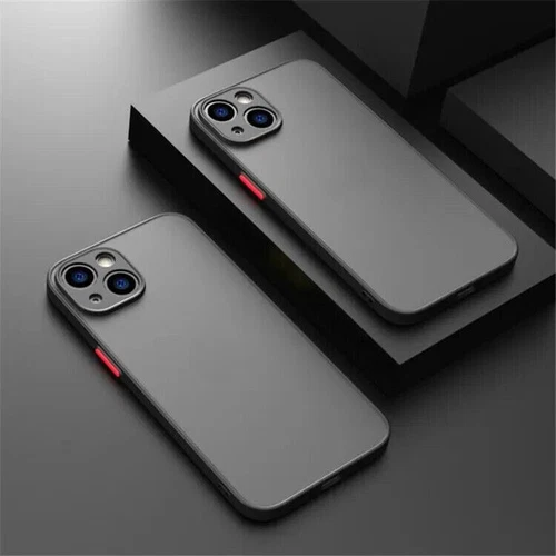 Case for iPhone 16 Pro Max 15 14 13 11 12 7 8 XR Matte Colours Shockproof Cover - Picture 12 of 21