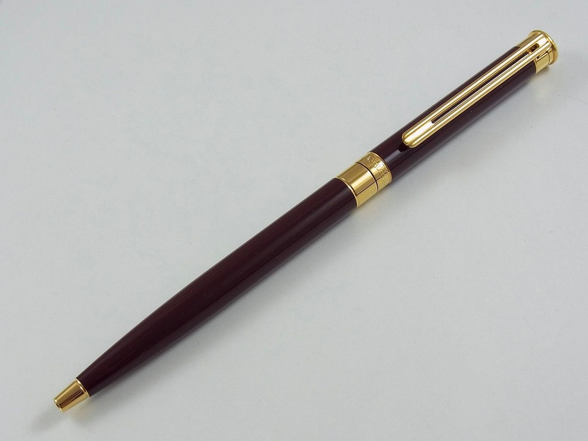 Montblanc Noblesse Bordeaux Lacquer Ballpoint Pen NEAR MINT FREE