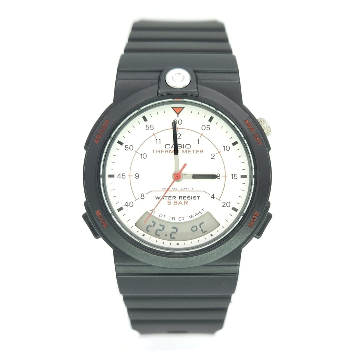 美品　貴重 CASIO AW-10 thermo meter 稼働品 レア VINTAGE CASIO AW-10 THERMO METER 腕時計 - メルカリ