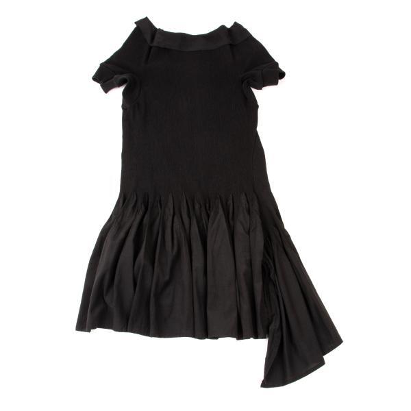 Yohji Yamamoto NOIR Switching Drape Neck Dress Size 2(K