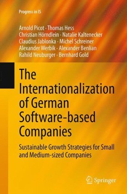 Internationalisierung deutscher Softwarebasierter Unternehmen: Nachhaltiges Wachstum...