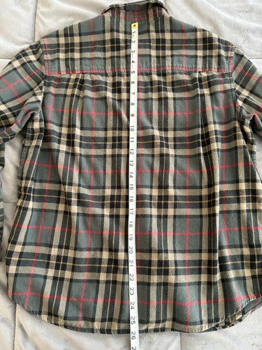 Camisa de franela a cuadros vintage de Ralph Lauren talla pequeña para mujer bolsillos verdes - Imagen 10 de 12