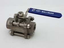 LN Ball Valve 1" 1000WOG Stainless Steel 316 Plumb Pipe Fitting 1000 WOG New SS